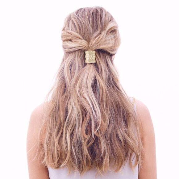 Chloe + Isabel Accessories - Jen Atkin X chloe + isabel | Gold Metal Pony Piece